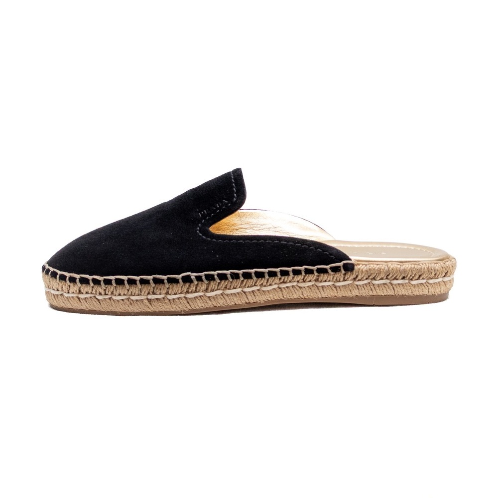 Prada Black Suede Espadrille Mule - Picture 2 of 10
